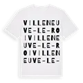 Villeneuve-le-Roi ordlek t-shirt