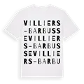 Villiers - Barbusse ordlek t-shirt