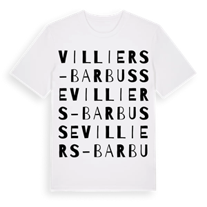 Villiers - Barbusse ordlek t-shirt – ekologisk bomull t-shirt från Pinshirt