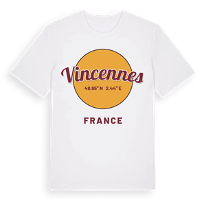 Vincennes cirkel t-shirt – ekologisk bomull t-shirt från Pinshirt
