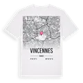 Vincennes karta t-shirt