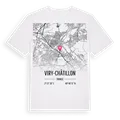Viry-Châtillon karta t-shirt