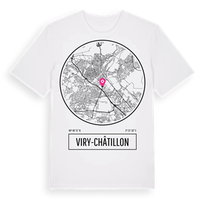 Viry-Châtillon t-shirt – ekologisk bomull t-shirt från Pinshirt