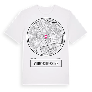 Vitry-sur-Seine t-shirt – ekologisk bomull t-shirt från Pinshirt