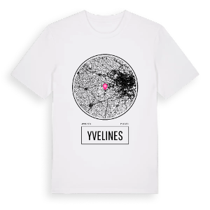 Yvelines t-shirt – ekologisk bomull t-shirt från Pinshirt