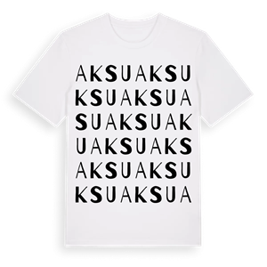 Aksu ordlek t-shirt – ekologisk bomull t-shirt från Pinshirt