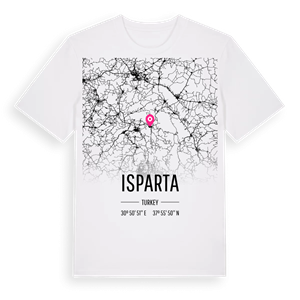 Isparta karta t-shirt – ekologisk bomull t-shirt från Pinshirt