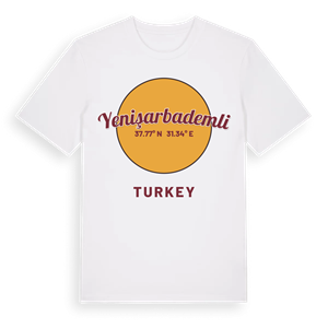 Yenişarbademli cirkel t-shirt – ekologisk bomull t-shirt från Pinshirt