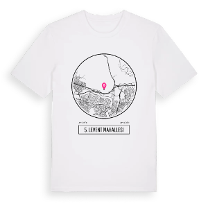 5. Levent Mahallesi t-shirt – ekologisk bomull t-shirt från Pinshirt