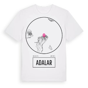 Adalar t-shirt – ekologisk bomull t-shirt från Pinshirt
