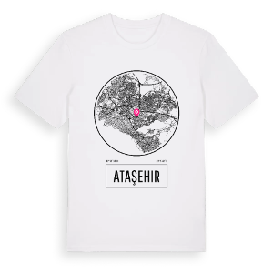 Ataşehir t-shirt – ekologisk bomull t-shirt från Pinshirt