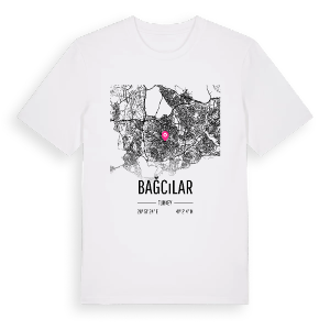 Bağcılar karta t-shirt – ekologisk bomull t-shirt från Pinshirt