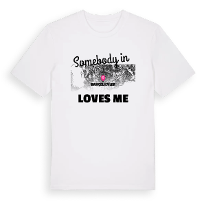 Någon i Bahçelievler älskar mig t-shirt – ekologisk bomull t-shirt från Pinshirt
