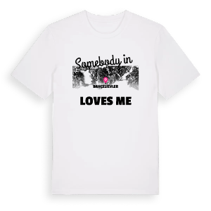 Någon i Bahçelievler älskar mig t-shirt – ekologisk bomull t-shirt från Pinshirt