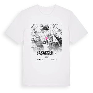 Başakşehir karta t-shirt – ekologisk bomull t-shirt från Pinshirt