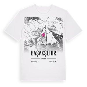 Başakşehir karta t-shirt – ekologisk bomull t-shirt från Pinshirt