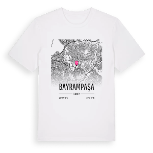 Bayrampaşa karta t-shirt – ekologisk bomull t-shirt från Pinshirt