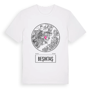 Beşiktaş t-shirt – ekologisk bomull t-shirt från Pinshirt