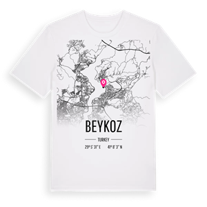 Beykoz karta t-shirt – ekologisk bomull t-shirt från Pinshirt