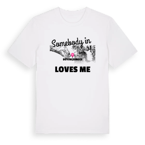 Någon i Büyükçekmece älskar mig t-shirt – ekologisk bomull t-shirt från Pinshirt