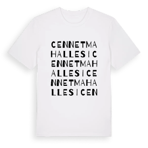 Cennet Mahallesi ordlek t-shirt – ekologisk bomull t-shirt från Pinshirt