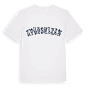 Eyüpsultan college t-shirt – ekologisk bomull t-shirt från Pinshirt
