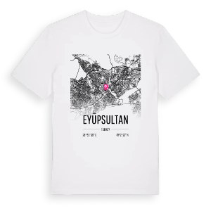 Eyüpsultan karta t-shirt – ekologisk bomull t-shirt från Pinshirt