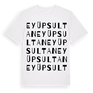 Eyüpsultan ordlek t-shirt – ekologisk bomull t-shirt från Pinshirt