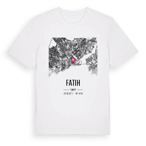 Fatih karta t-shirt – ekologisk bomull t-shirt från Pinshirt