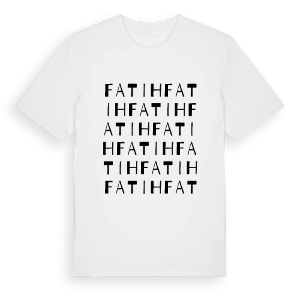 Fatih ordlek t-shirt – ekologisk bomull t-shirt från Pinshirt