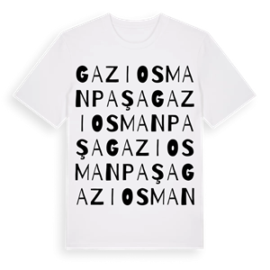 Gaziosmanpaşa ordlek t-shirt – ekologisk bomull t-shirt från Pinshirt
