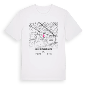Haseki Sultan Mahallesi karta t-shirt – ekologisk bomull t-shirt från Pinshirt