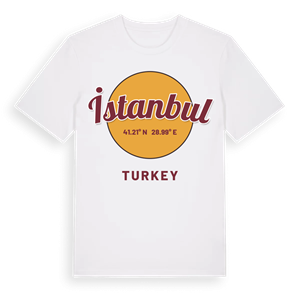 İstanbul cirkel t-shirt – ekologisk bomull t-shirt från Pinshirt