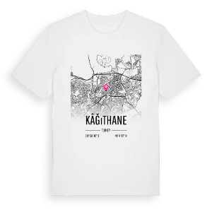 Kâğıthane karta t-shirt – ekologisk bomull t-shirt från Pinshirt