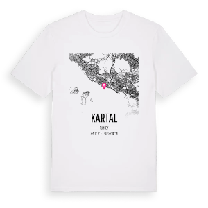Kartal karta t-shirt – ekologisk bomull t-shirt från Pinshirt