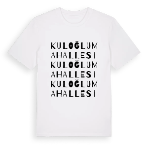 Kuloğlu Mahallesi ordlek t-shirt – ekologisk bomull t-shirt från Pinshirt