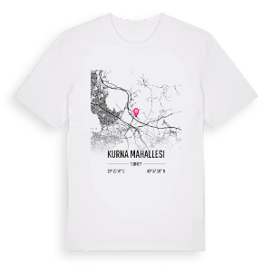 Kurna Mahallesi karta t-shirt – ekologisk bomull t-shirt från Pinshirt