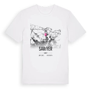 Sarıyer karta t-shirt – ekologisk bomull t-shirt från Pinshirt