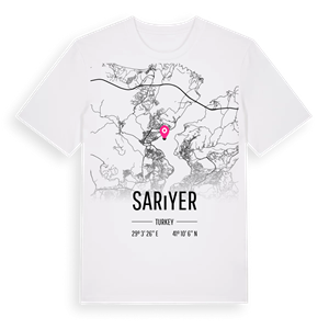 Sarıyer karta t-shirt – ekologisk bomull t-shirt från Pinshirt