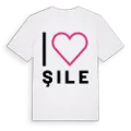 Jag älskar Şile t-shirt stort tryck