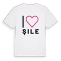 Jag älskar Şile t-shirt stort tryck