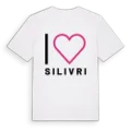 Jag älskar Silivri t-shirt stort tryck