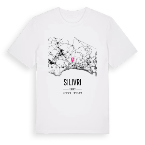 Silivri karta t-shirt – ekologisk bomull t-shirt från Pinshirt