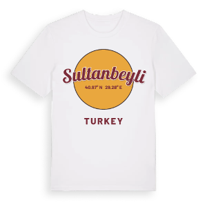 Sultanbeyli cirkel t-shirt – ekologisk bomull t-shirt från Pinshirt