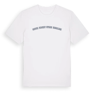 Sururi Mehmet Efendi Mahallesi college t-shirt – ekologisk bomull t-shirt från Pinshirt