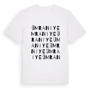 Ümraniye ordlek t-shirt – ekologisk bomull t-shirt från Pinshirt