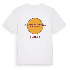 Yeni Mahalle Mahallesi cirkel t-shirt – ekologisk bomull t-shirt från Pinshirt