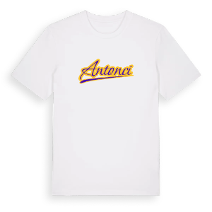 Antonci baseball t-shirt – ekologisk bomull t-shirt från Pinshirt