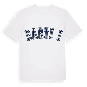 Bartići college t-shirt – ekologisk bomull t-shirt från Pinshirt