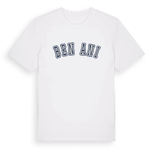 Benčani college t-shirt – ekologisk bomull t-shirt från Pinshirt